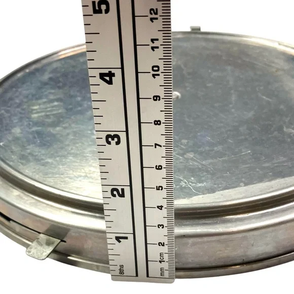 Mirro Aluminum Cake Saver Carrier Locking Lid W/ Handle Pan Vintage 60s USA Made - Picture 12 of 13